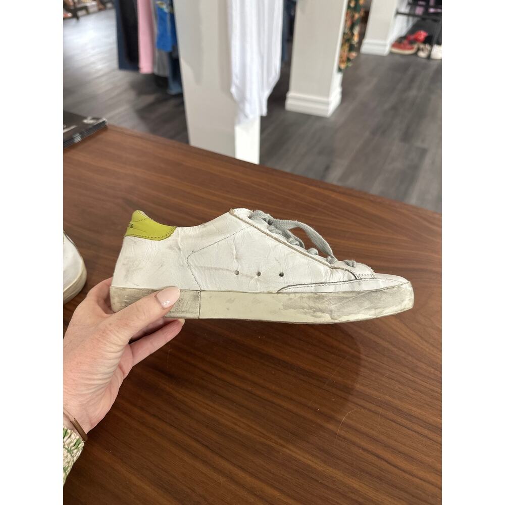 Golden Goose Superstar Leather Sneakers Size 38(8) - Picture 8 of 10